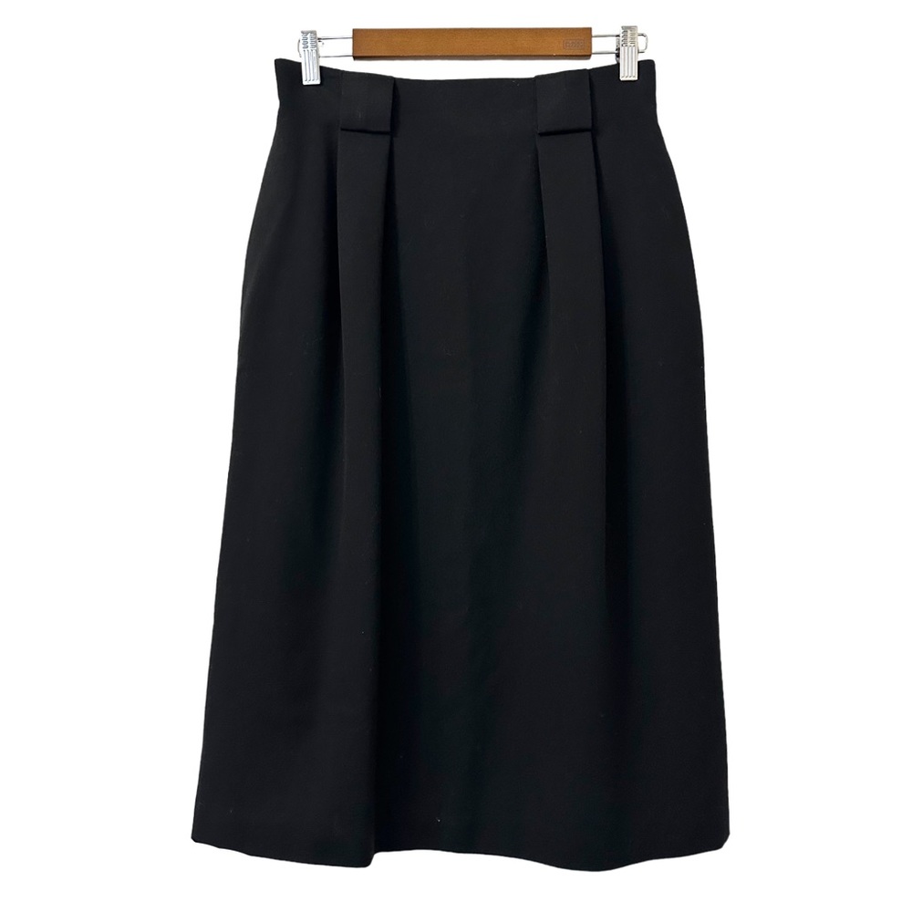 Vintage KGR‎ Women’s Black Maxi Skirt Made In USA 100% Wool Size 12